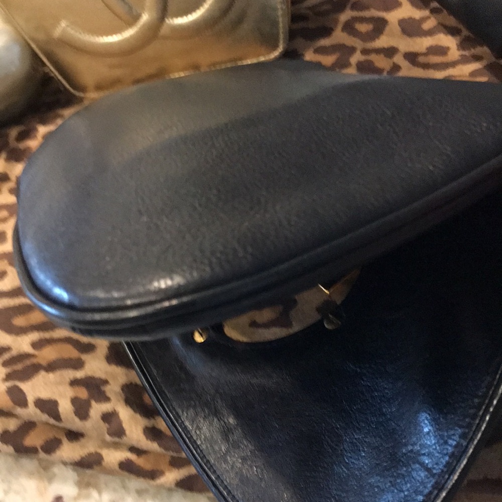 Gucci Black Leather 1970s Great condition. - Picture 12 of 12